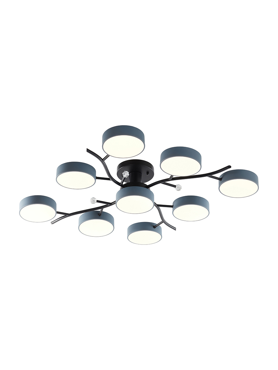 Изображение товара Потолочный светодиодный светильник Arte Perfetto Luce тип С 18 м² нейтральный белый свет черный