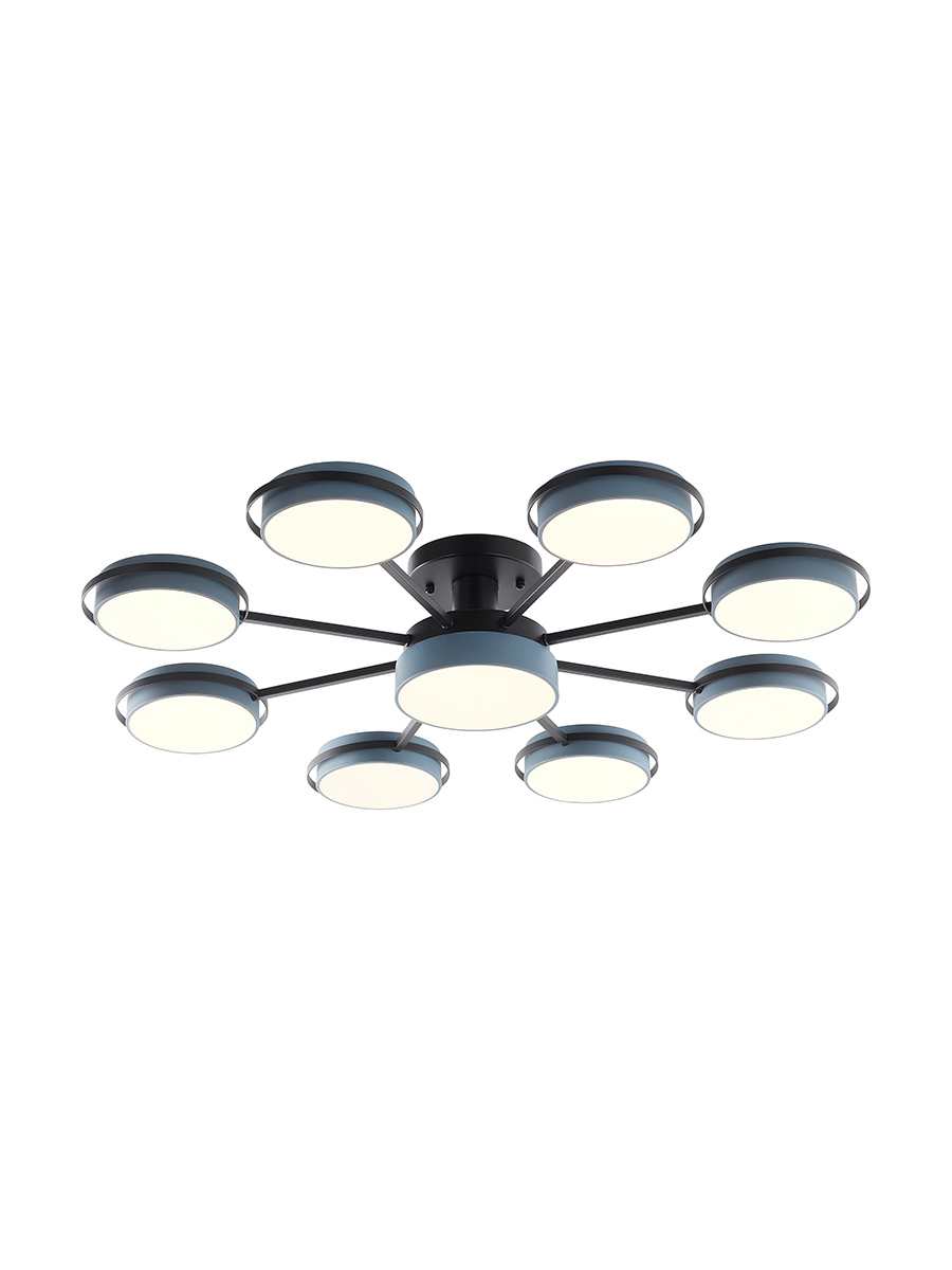 Изображение товара Светильник потолочный светодиодный Arte Perfetto Luce LED тип С MIA 18 м² нейтральный белый свет цвет серый серебристый