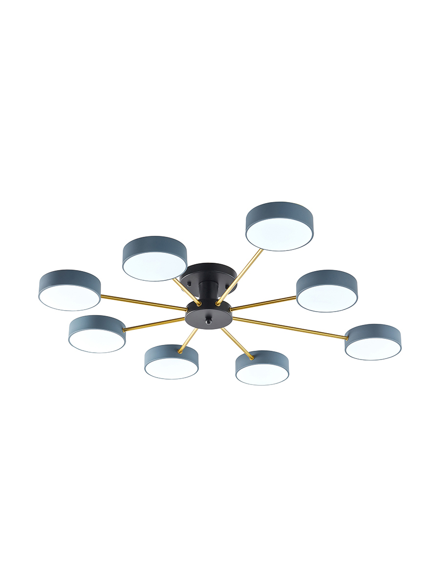 Изображение товара Светильник потолочный светодиодный Arte Perfetto Luce LED тип С NOVA 16 м² нейтральный белый свет цвет черный