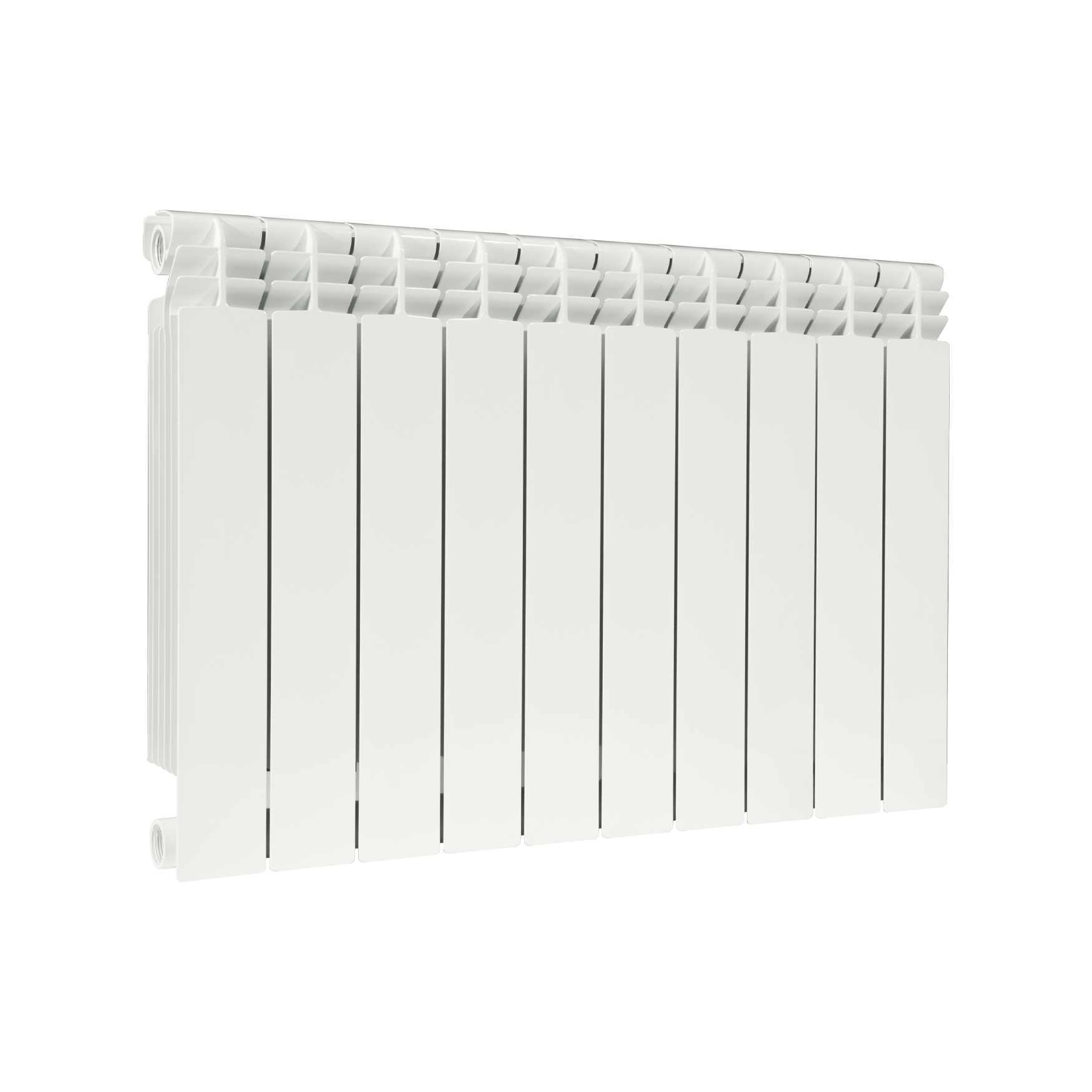 Изображение товара Радиатор Fondital Alustal Plus 500 10 секций боковое подключение белый