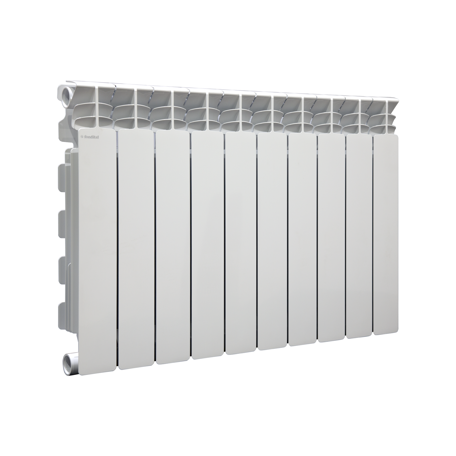 Изображение товара Радиатор Fondital Exclusivo D3 Plus 500 10 секций боковое подключение алюминий белый