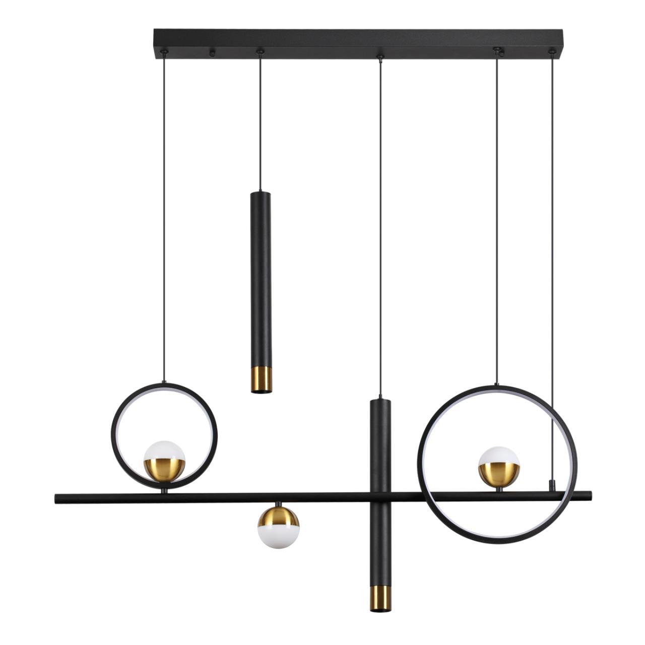 Изображение товара Люстра потолочная светодиодная ODEON LIGHT 4357-57L черная современная