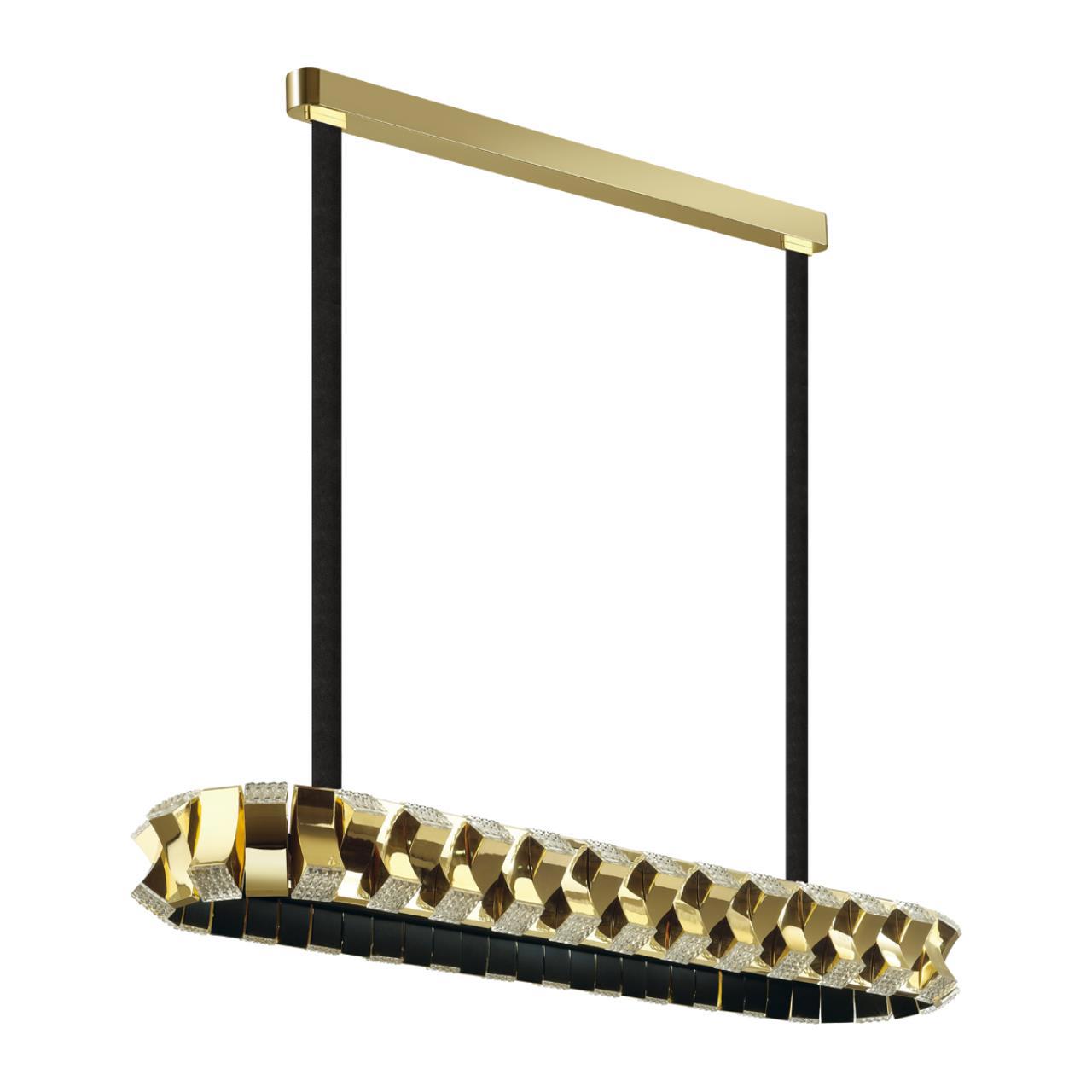 Изображение товара Люстра потолочная светодиодная ODEON LIGHT 4993-90LA 16м2 золотая