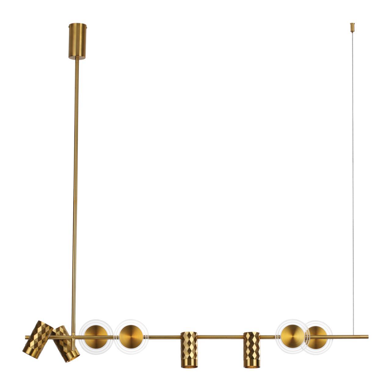 Изображение товара Люстра потолочная светодиодная ODEON LIGHT 4354-52L 20 м² нейтральный белый свет бронза