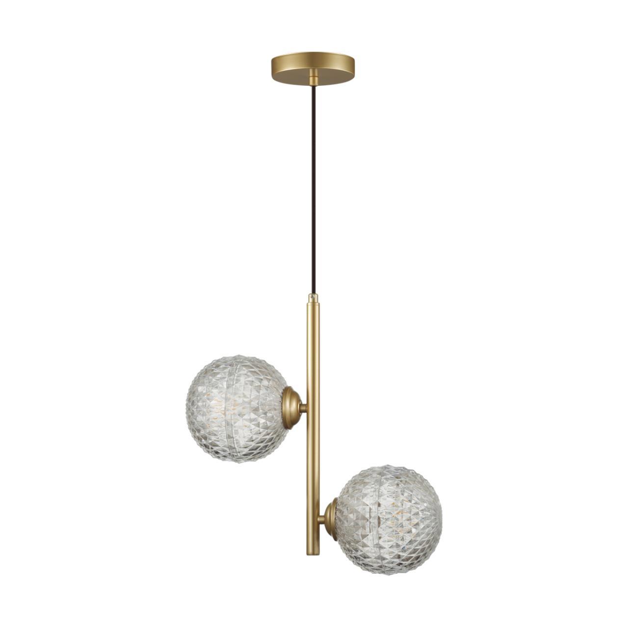 Изображение товара Люстра потолочная светодиодная LUMION 5292-2 2 плафона модерн золото