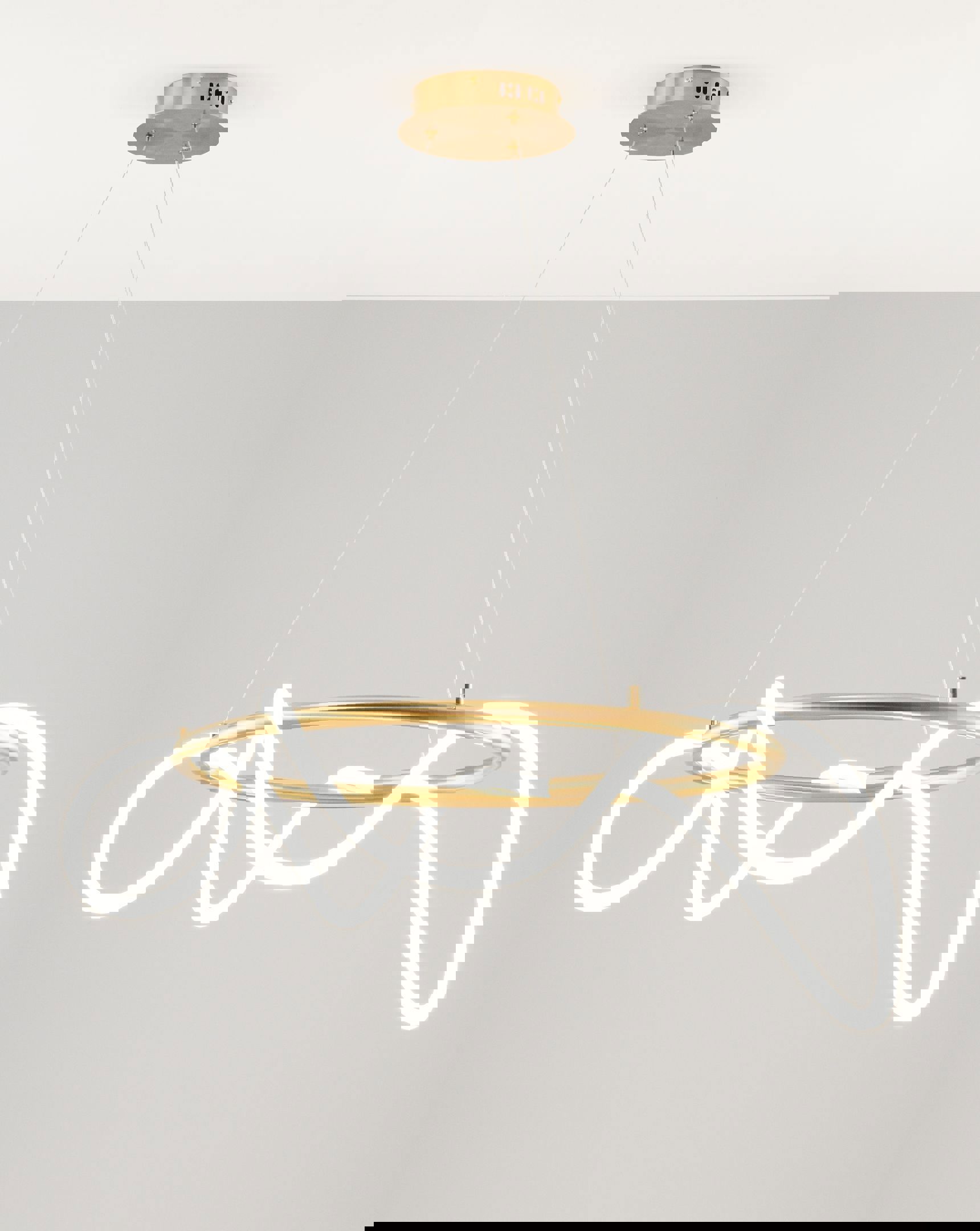 Изображение товара Светильник подвесной LED MODERLI True 20 м² латунь белый современный дизайн