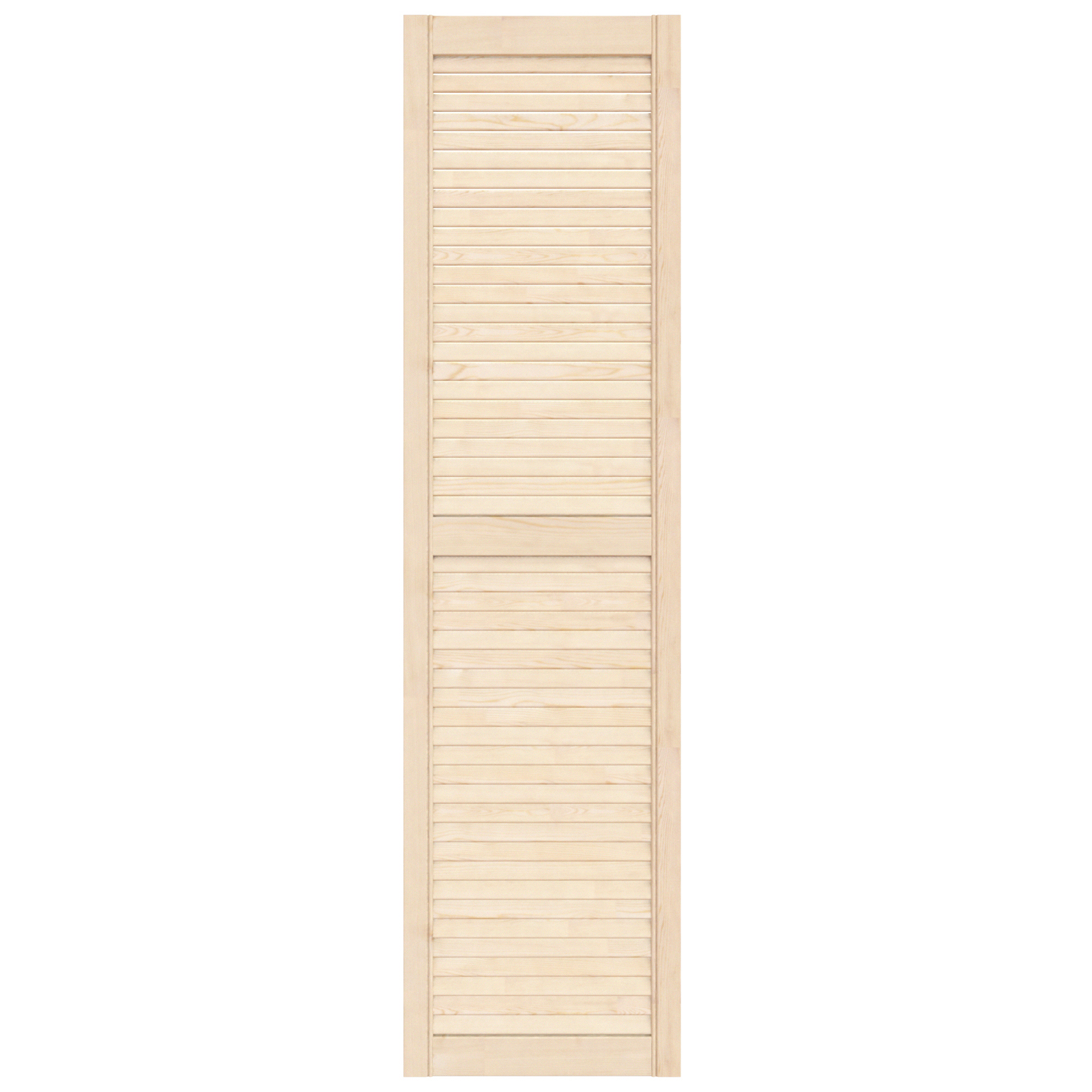 Изображение товара Жалюзийная деревянная дверь Timber&Style 1505x344x20 мм сосна Экстра натуральная