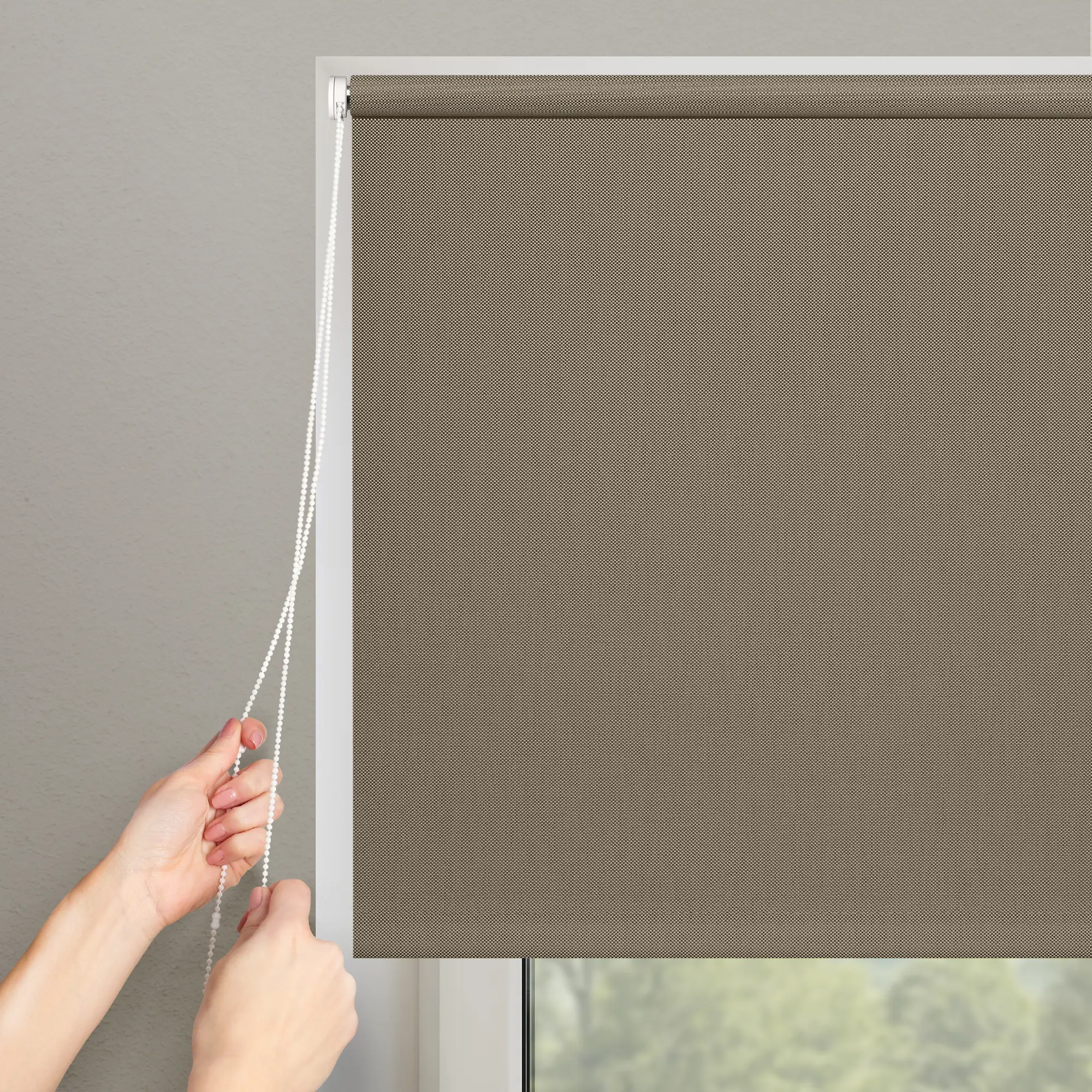Штора рулонная Inspire Screen 140x230 см цвет серо-бежевый - 12