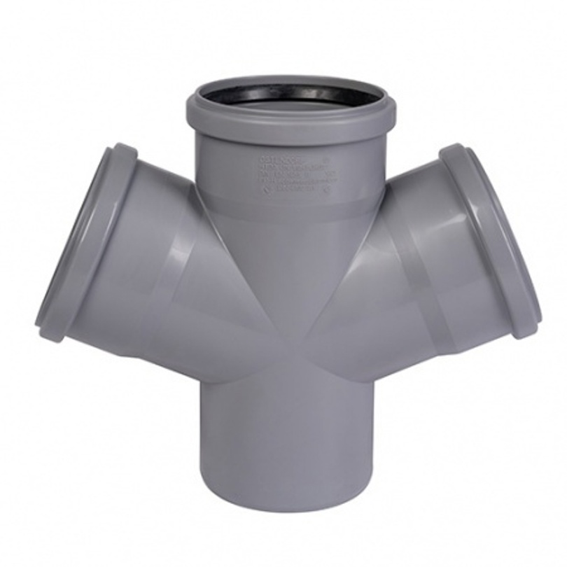 Изображение товара Крестовина Ostendorf 50x50x45 для внутренней канализации из полипропилена