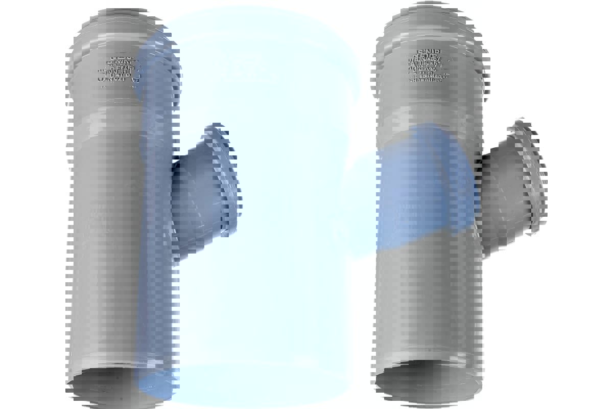 Изображение товара Тройник канализационный Ostendorf 110x50x67 полипропилен для внутренней канализации