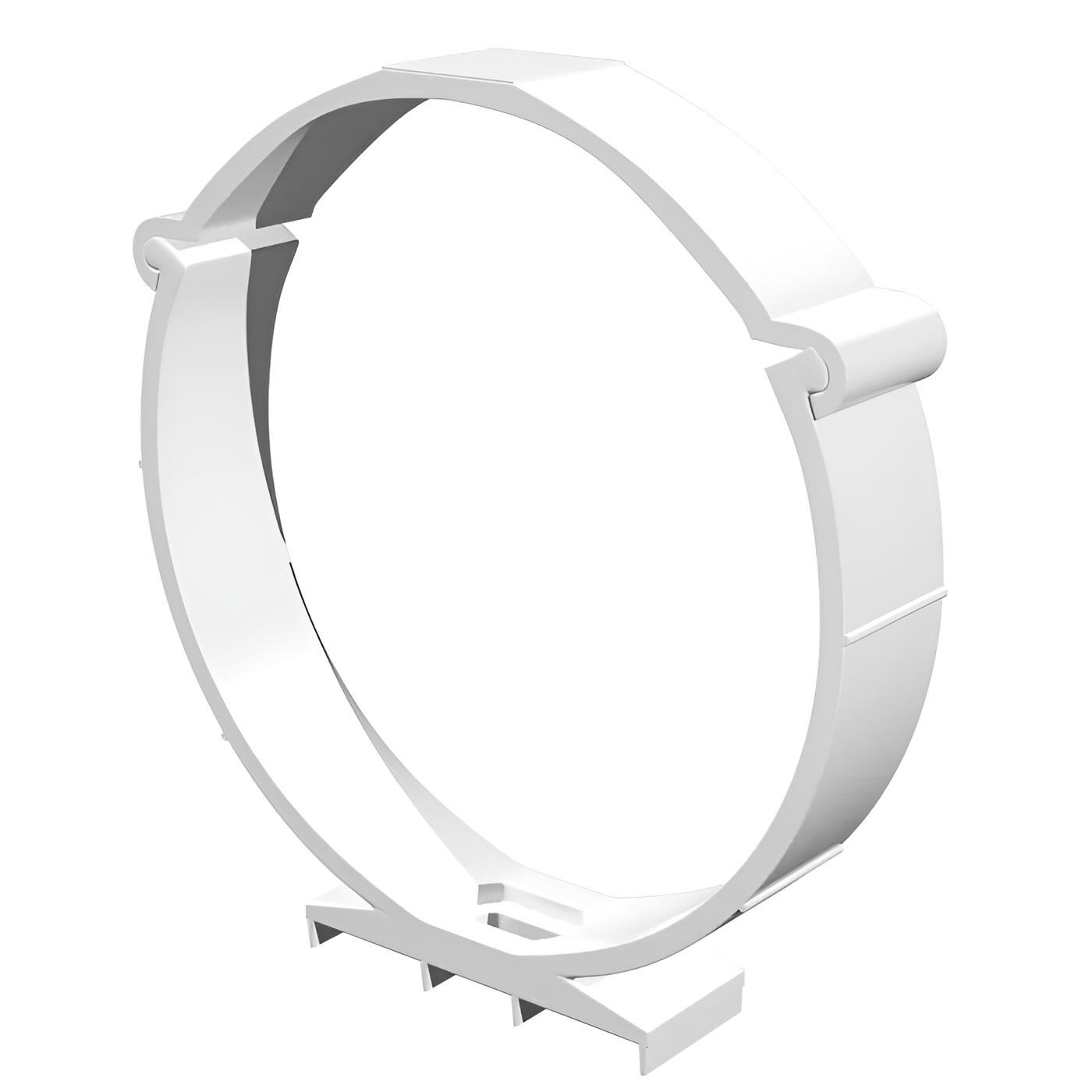 Изображение товара Держатель круглых воздуховодов Тагис D100 мм пластик цвет белый