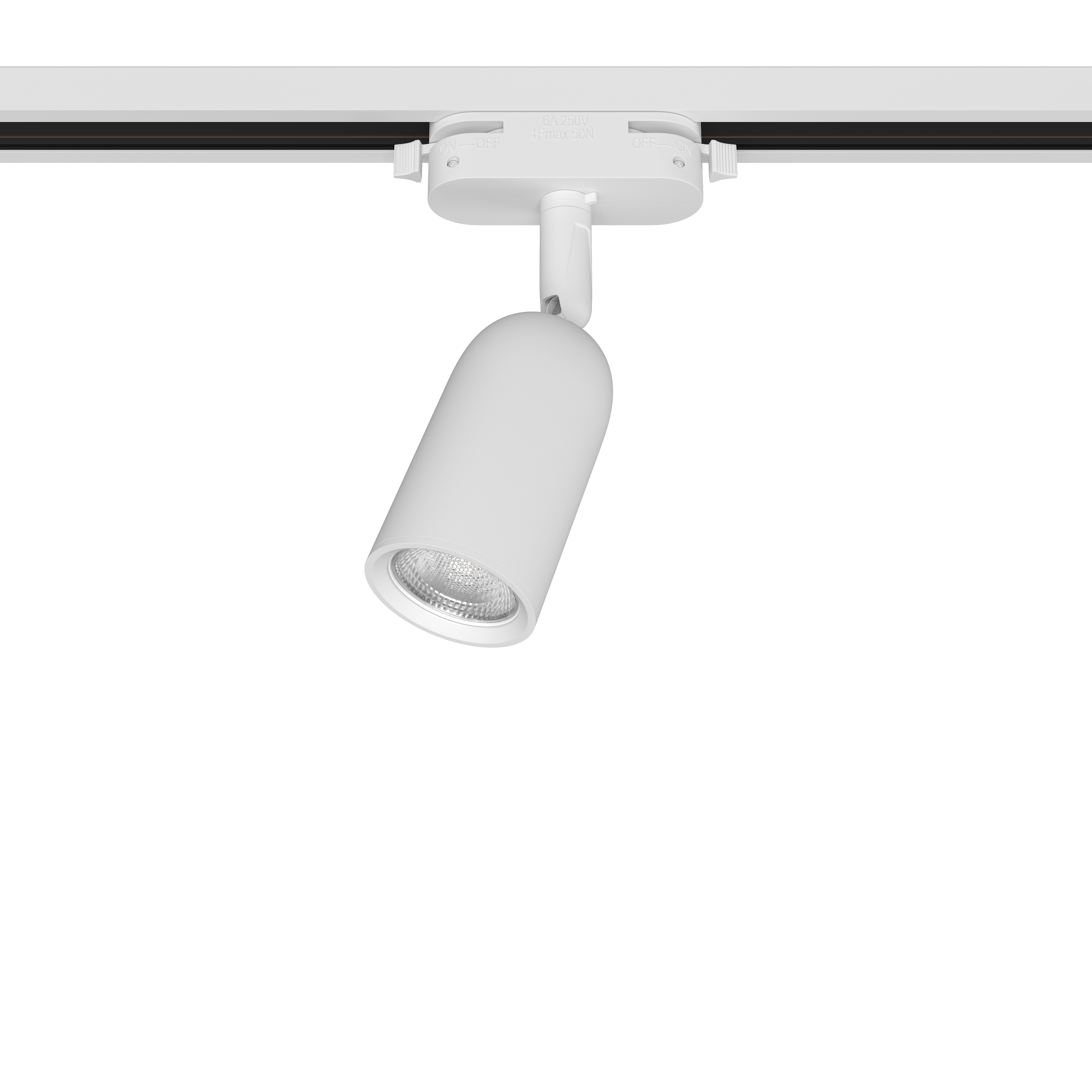 Изображение товара Трековый светильник спот поворотный Ritter Artline 55x87мм под лампу GU10 до 2.6м² пластик цвет белый