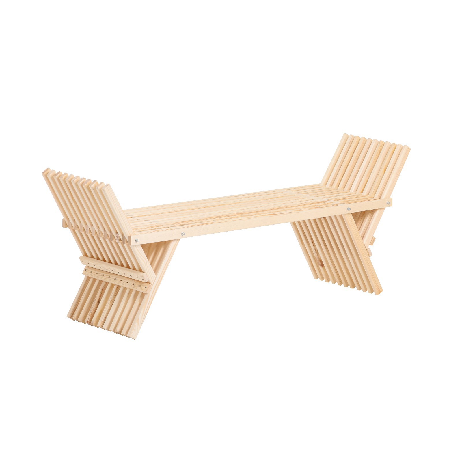 Изображение товара Садовая скамья Добропаровъ Кентукки 150x50x50 см из дерева для участка и дачи