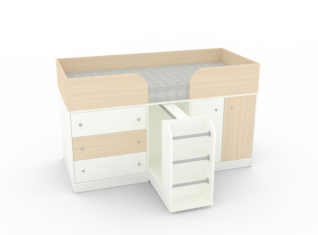 Изображение товара Детская кровать Кариви КИВи 184x113 см многофункциональная безопасная и компактная