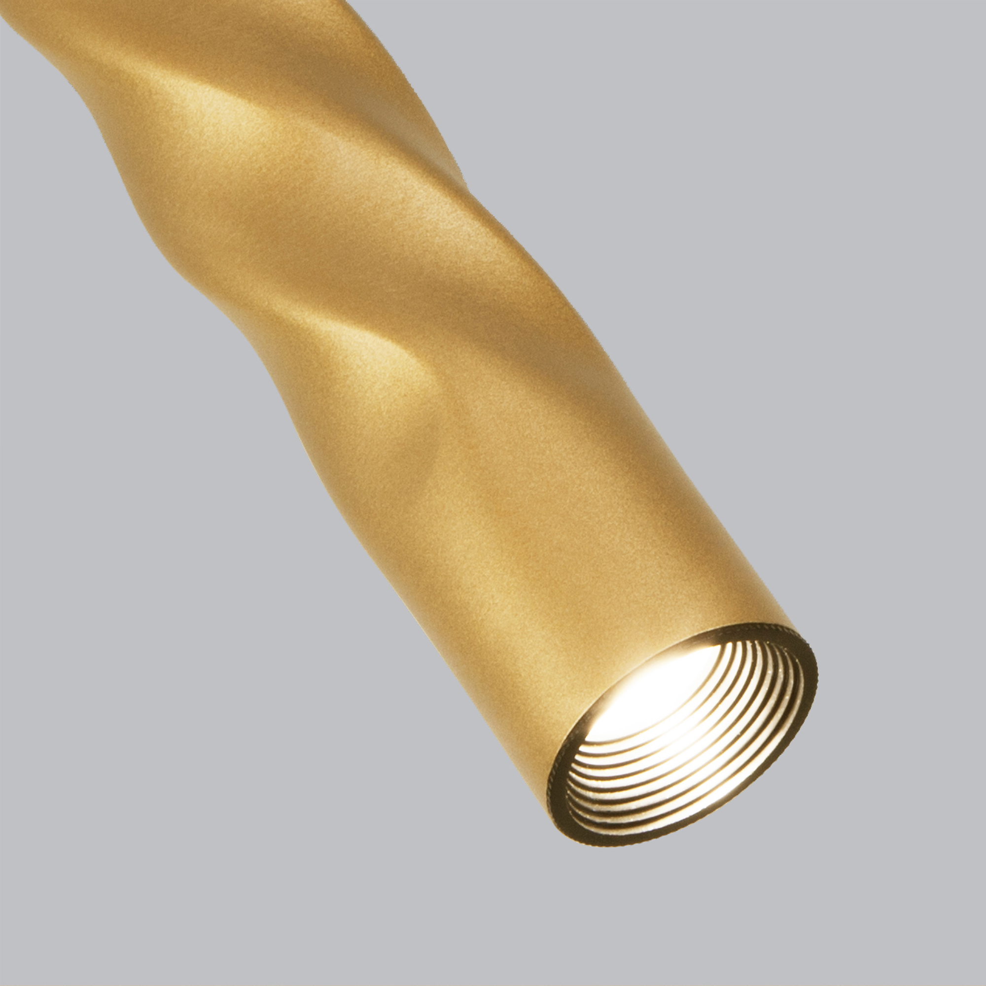 Изображение товара Подвесной светодиодный светильник Eurosvet Scroll a048072 золотистый 5 Вт нейтральный белый