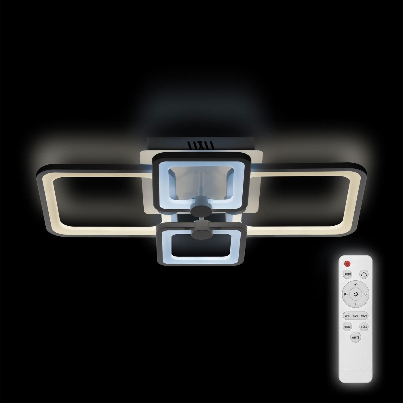 Изображение товара Люстра потолочная светодиодная RITTER 52032 0 Spoleto 6.70 м² теплый белый свет цвет белый