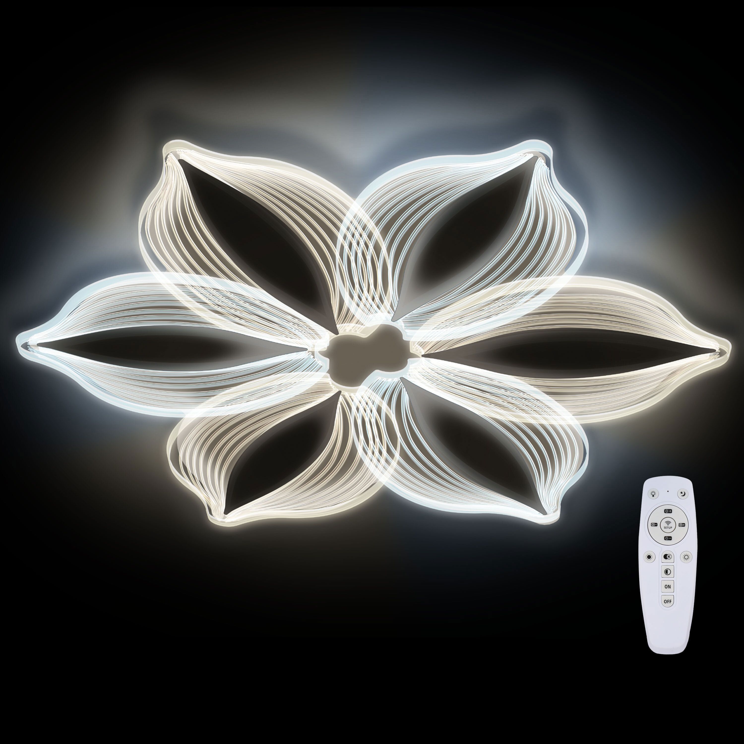 Изображение товара Люстра потолочная светодиодная RITTER 52380 2 Lucino 26 м² теплый белый свет белая