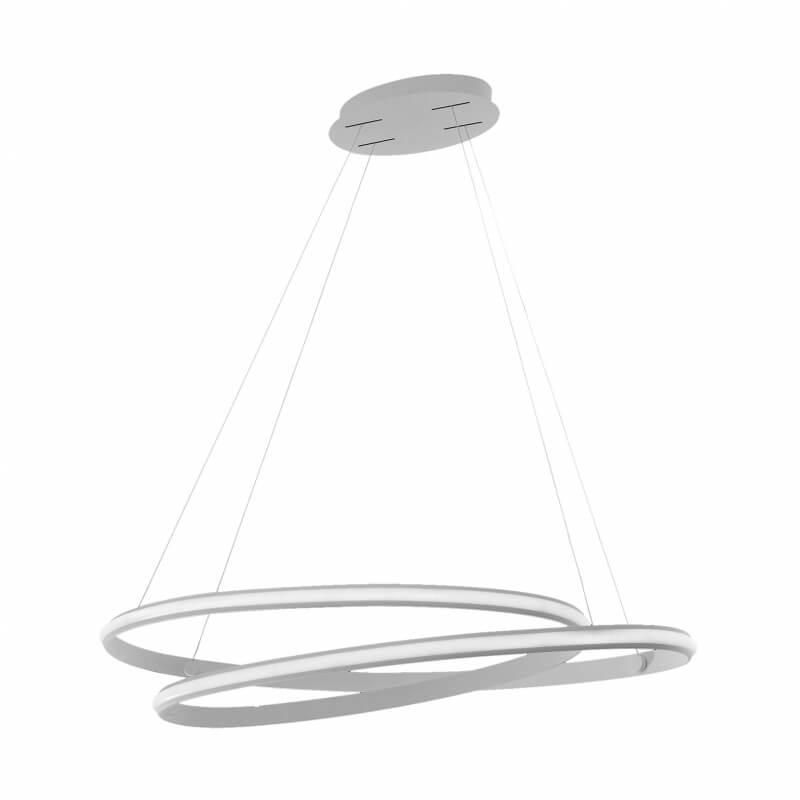 Изображение товара Люстра подвесная светодиодная ZUMALINE MP57054-2A SEDA 2.7 м² серый модерн
