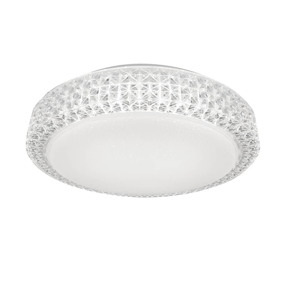 Изображение товара Люстра потолочная светодиодная ZUMALINE CL15068C-D40 Moa 1.60 м² теплый белый свет цвет серый