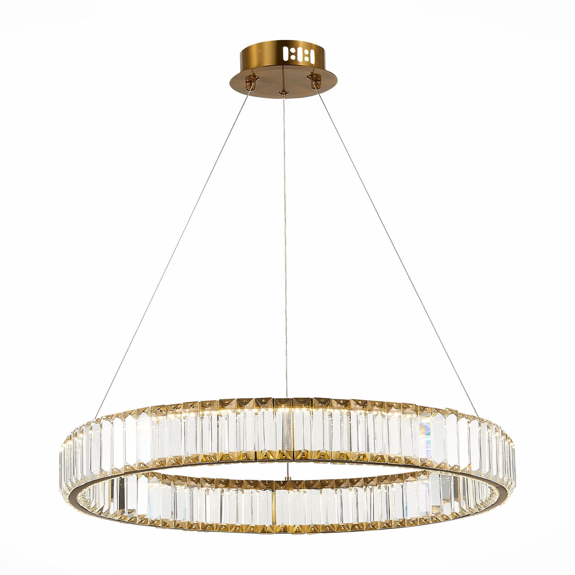 Изображение товара Люстра подвесная светодиодная ST LUCE SL1622.363.01 Tivoli 14 м² нейтральный белый свет цвет золото