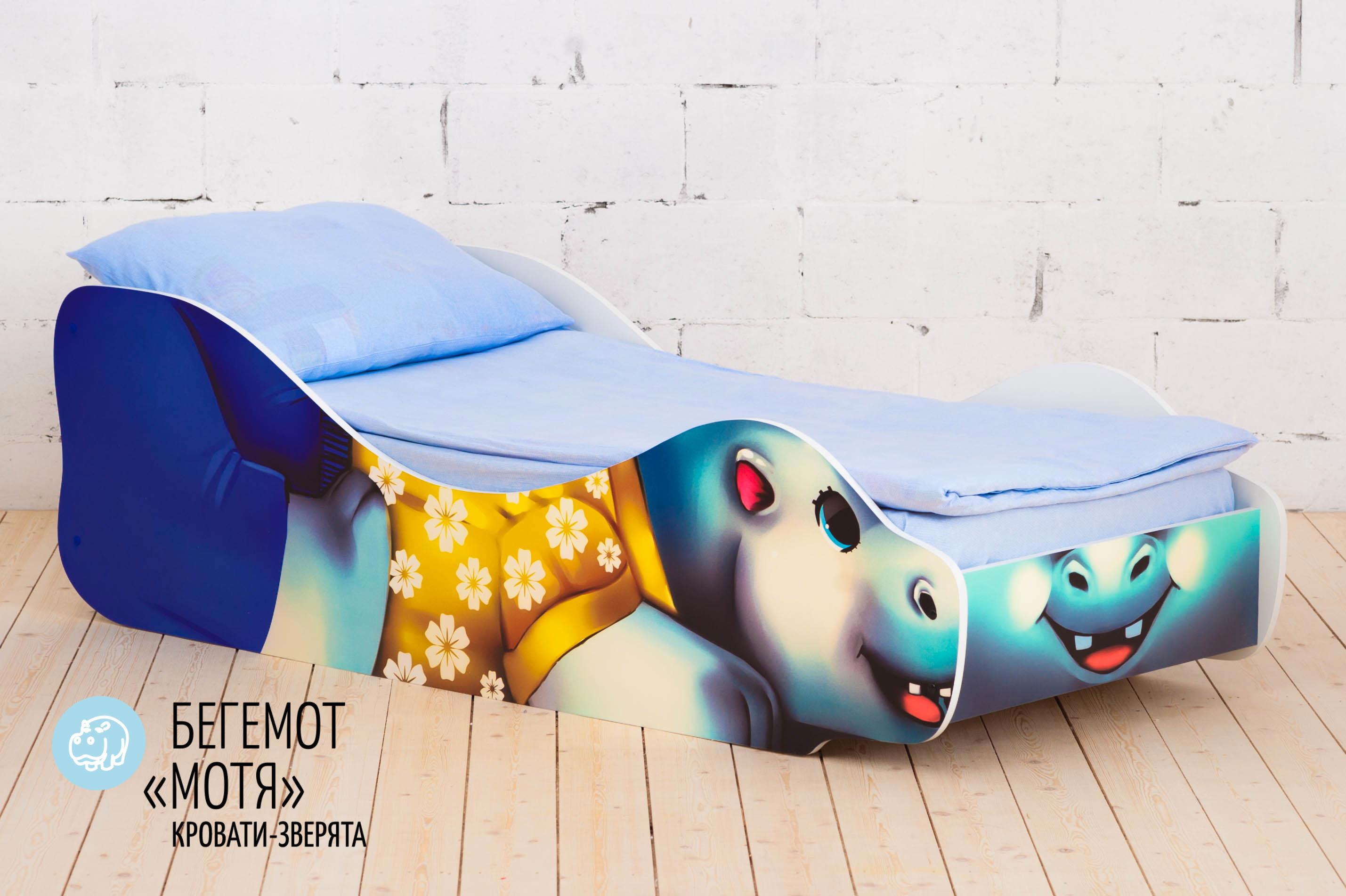 Изображение товара Кровать Бельмарко Зверята 551 70x160 см с ортопедическим основанием
