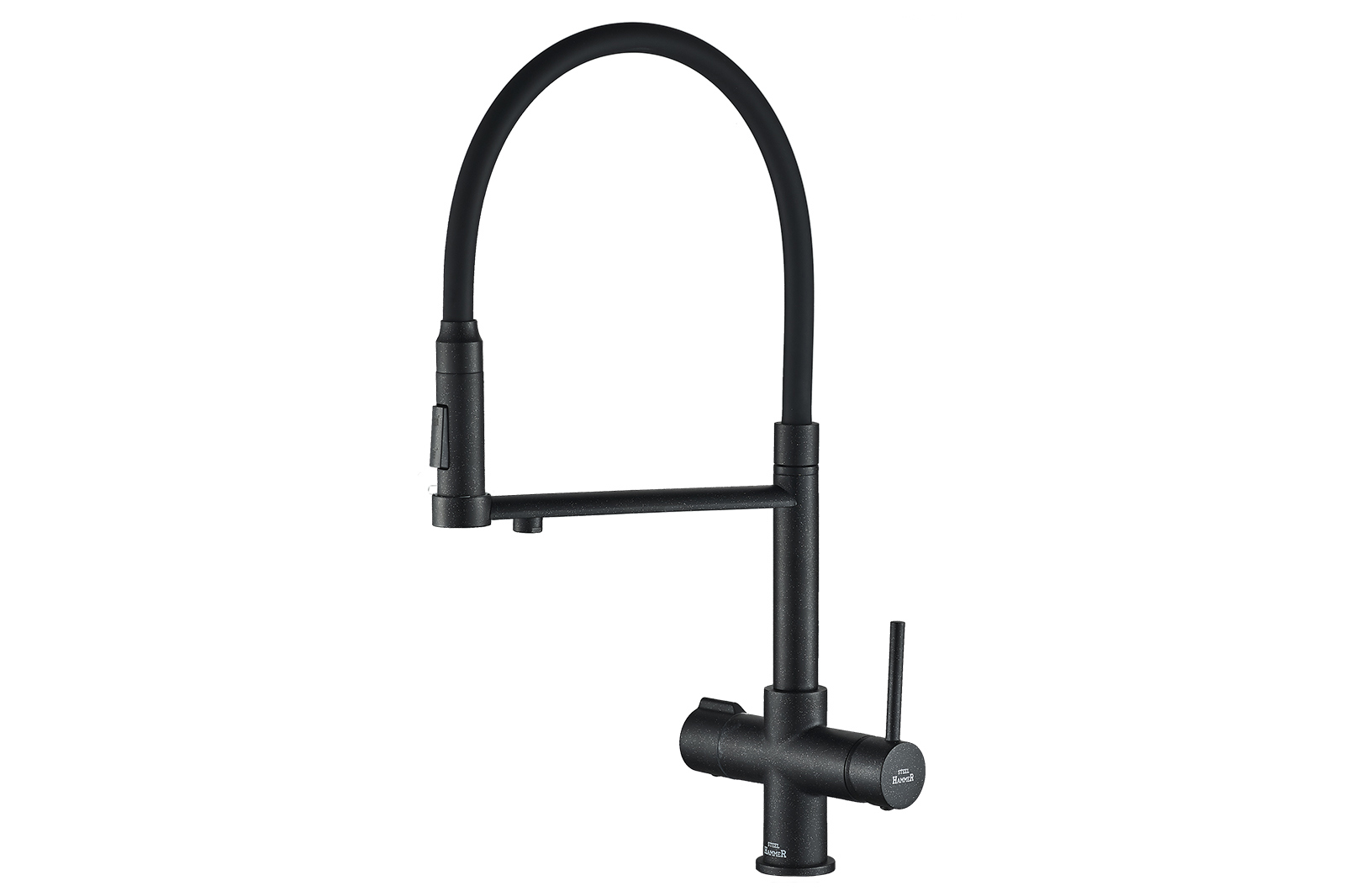 Изображение товара Смеситель STEEL HAMMER SH 2003 Двойной канал, бронза 21.6 см