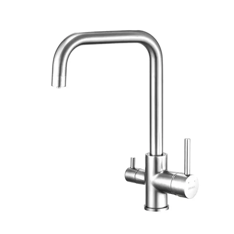 Изображение товара Смеситель для кухни однорычажный Shevanik S28 излив 24.5 см хром с функцией экономии воды