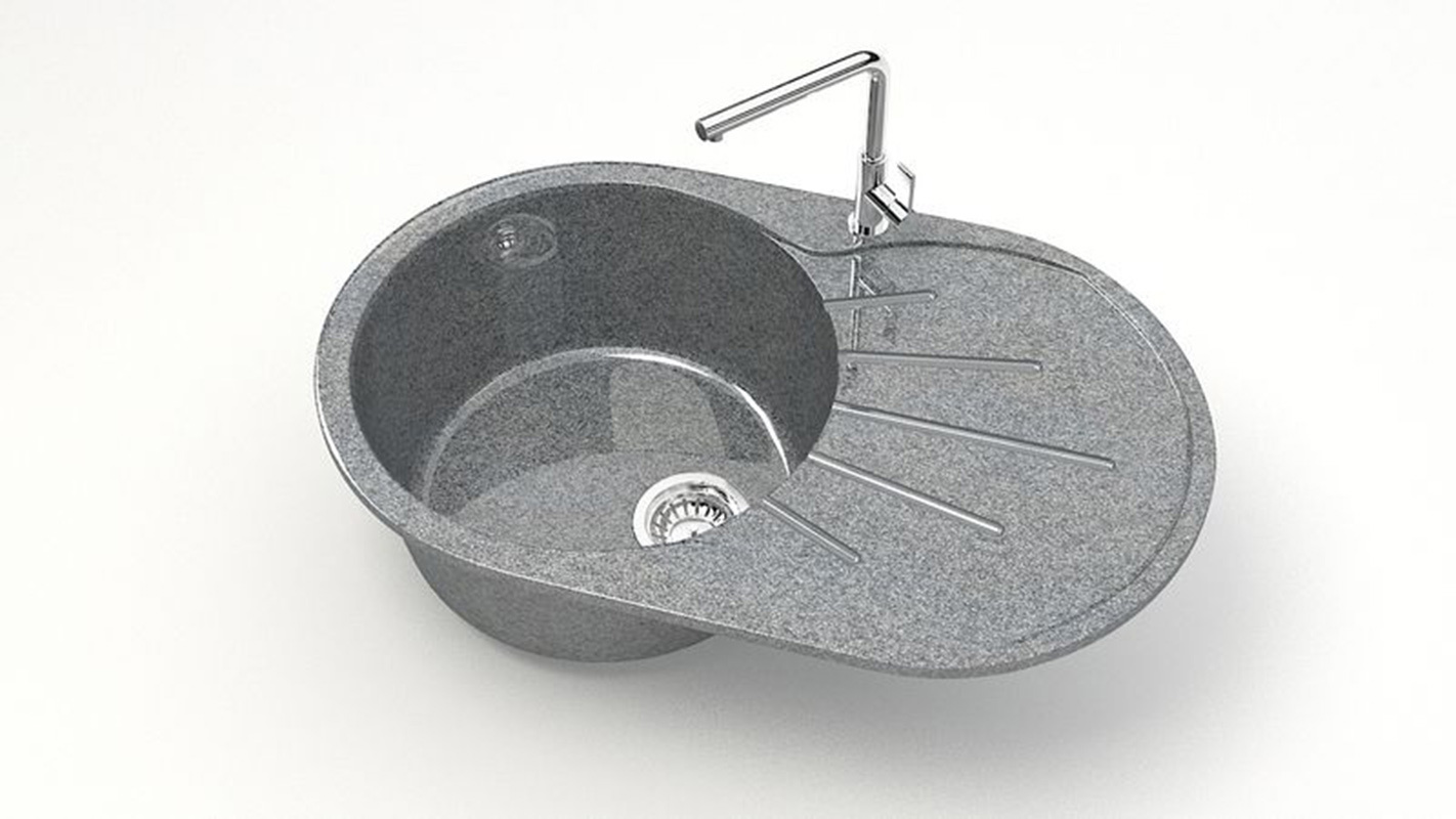 Изображение товара Врезная мойка Bergg Zett Lab B110Q008-K 45x73x21.50 см кварцит цвет темно-серый Изображение товара Врезная мойка Bergg Zett Lab B110Q008-K 45x73x21.50 см кварцит цвет темно-серый