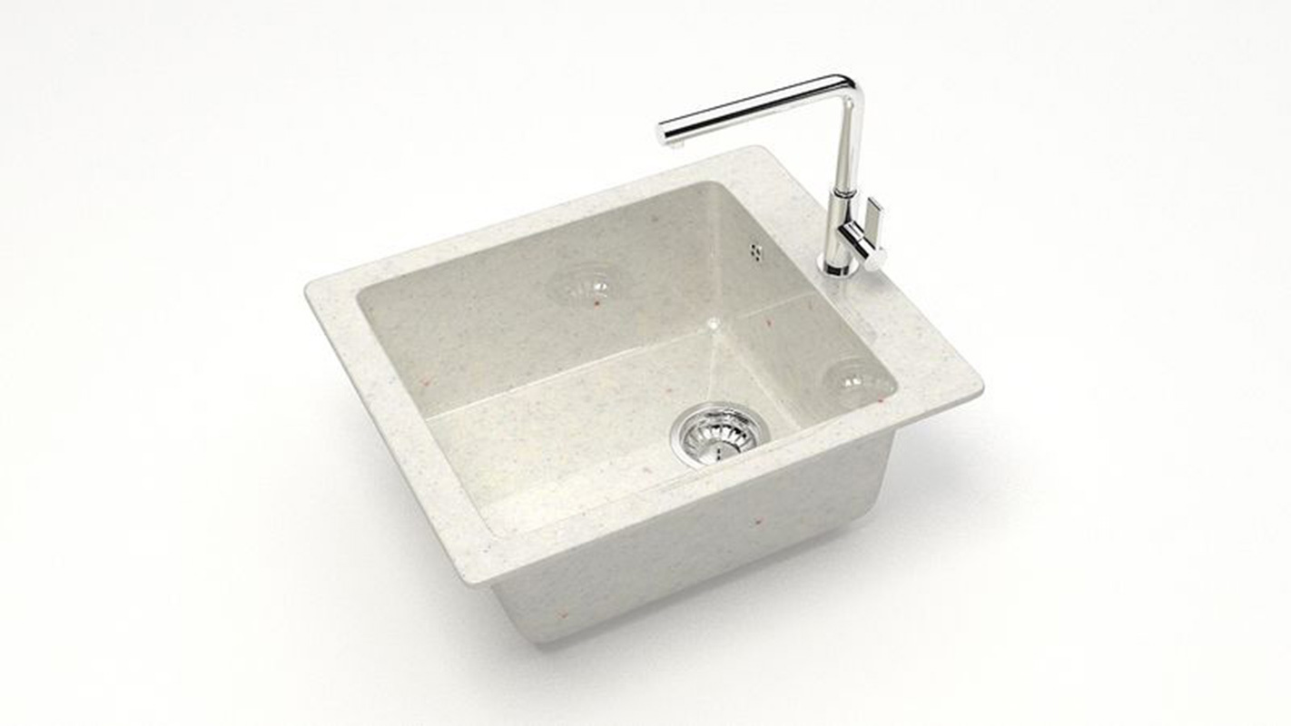 Изображение товара Врезная мойка Bergg Zett Lab B008Q007-K 50x42.50x19.50 см кварцит цвет светло-бежевый