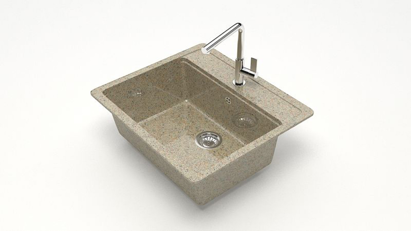 Изображение товара Врезная мойка Bergg Zett Lab B009Q005-K 50.50x57x20 см кварцит цвет песочный Изображение товара Врезная мойка Bergg Zett Lab B009Q005-K 50.50x57x20 см кварцит цвет песочный