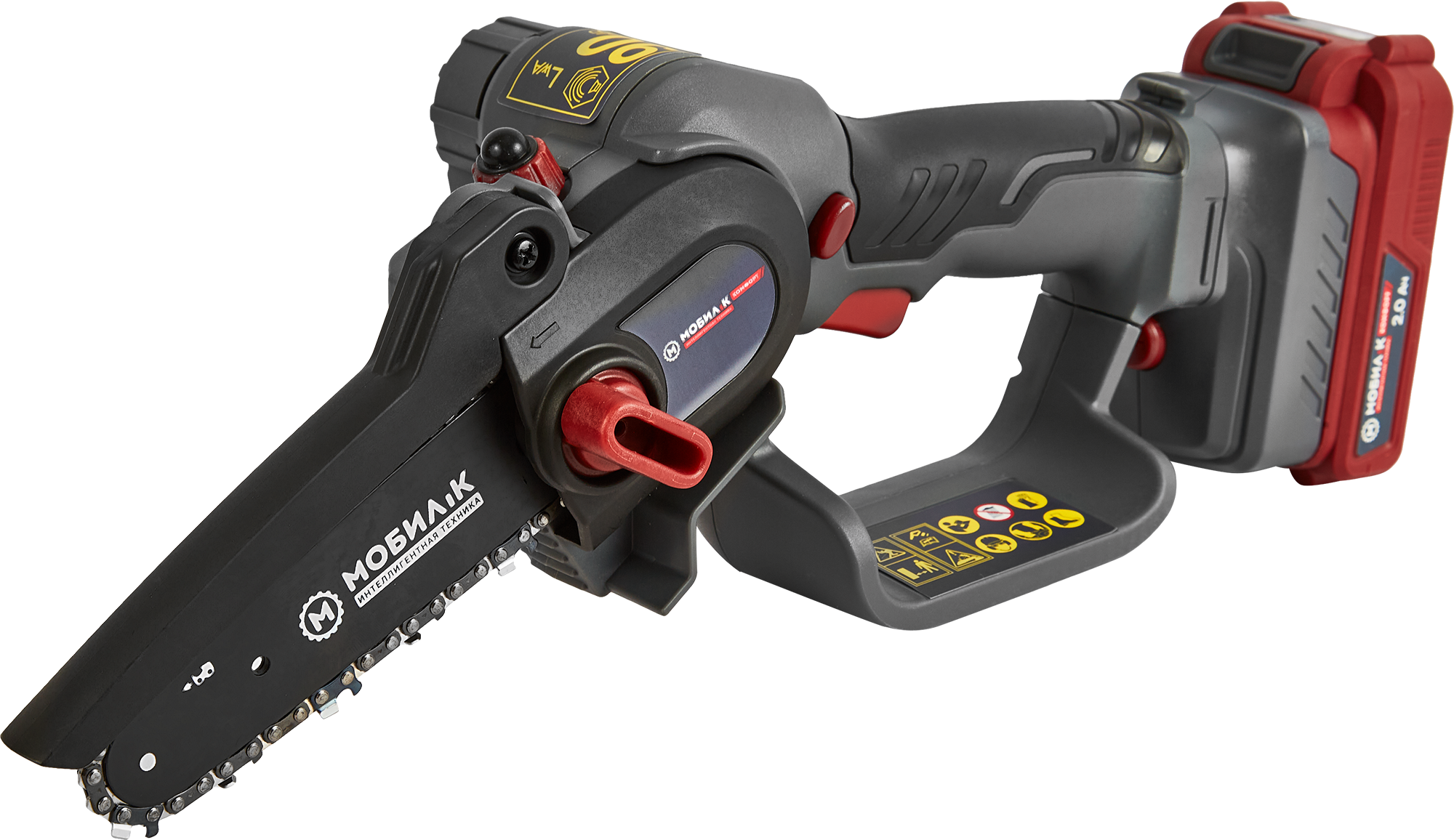 Изображение товара Аккумуляторная цепная пила Мобил К Комфорт XCA12 20 В аккумулятор и ЗУ