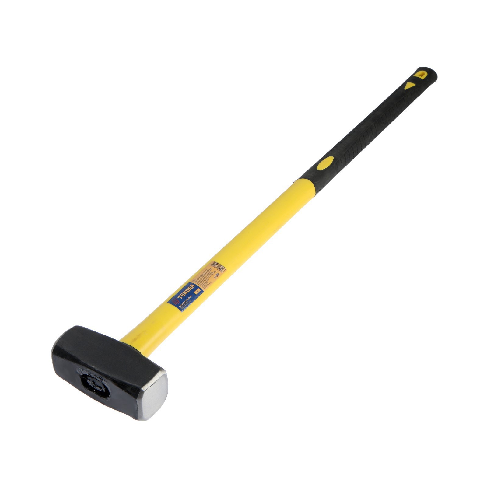 Изображение товара Кувалда Тундра 1672049 фиберглассовая рукоятка 3000 г надежный монтажный инструмент