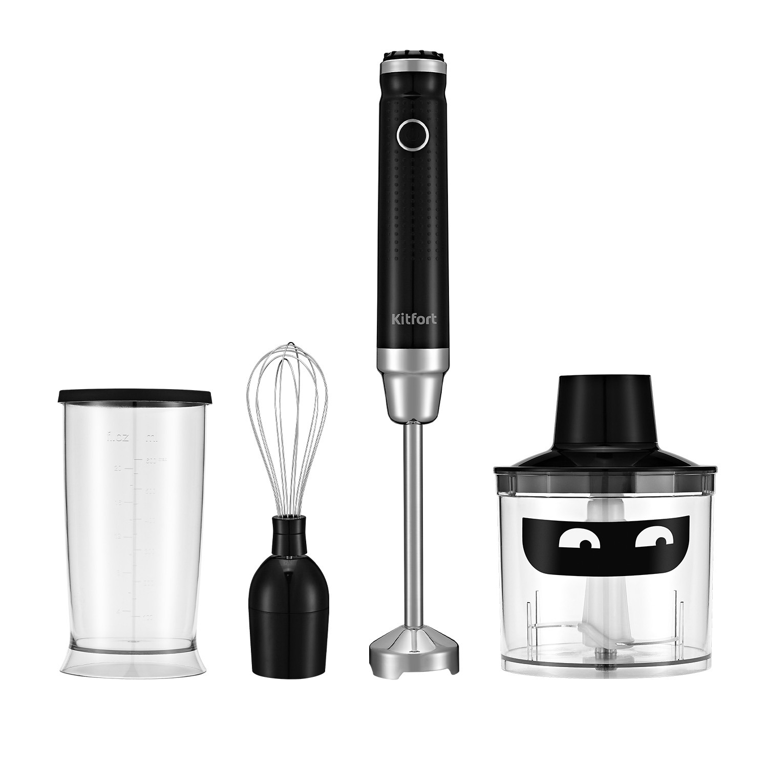Изображение товара Погружной блендер Kitfort КТ-3502 8 скоростей черный