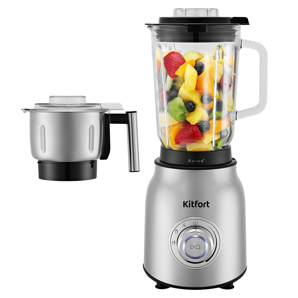Изображение товара Стационарный блендер Kitfort КТ-3079 800 Вт стеклянная чаша 1.5 л 3 скорости