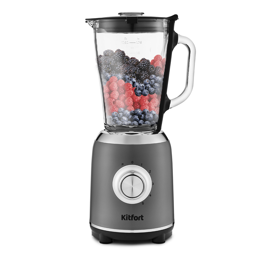 Изображение товара Стационарный блендер Kitfort КТ-1397 600 Вт 5 скоростей стеклянная чаша