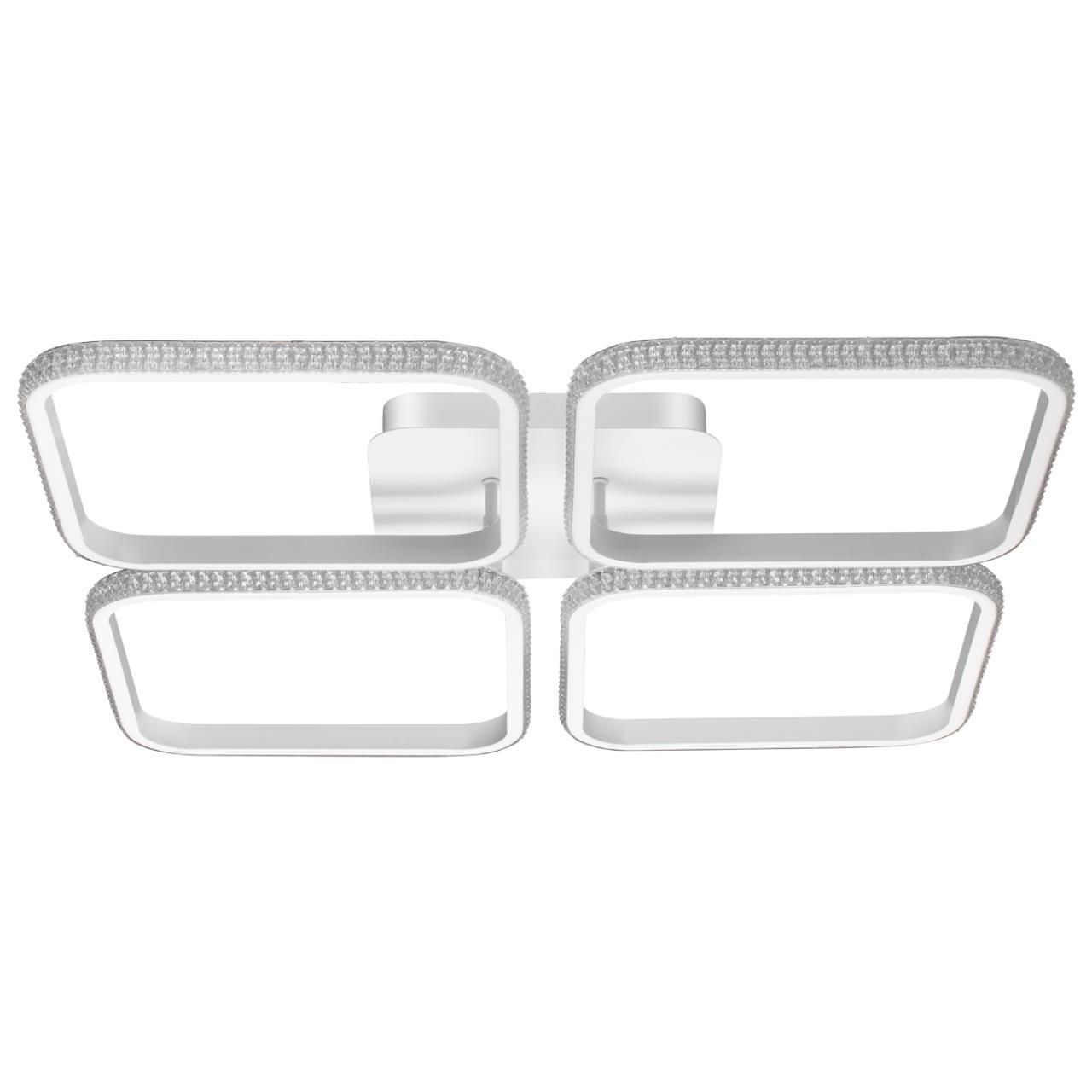 Изображение товара Люстра потолочная светодиодная NOVOTECH CALM 28 м² квадратная белая