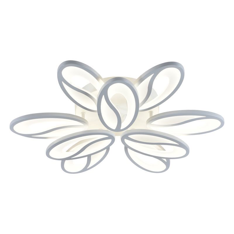 Изображение товара Люстра потолочная светодиодная ESCADA 10222_9LED Grain 55 м² теплый белый свет цвет белый