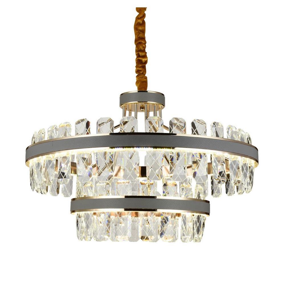 Изображение товара Подвесная светодиодная люстра APLOYT Juda стиль модерн золото 10.5 м²