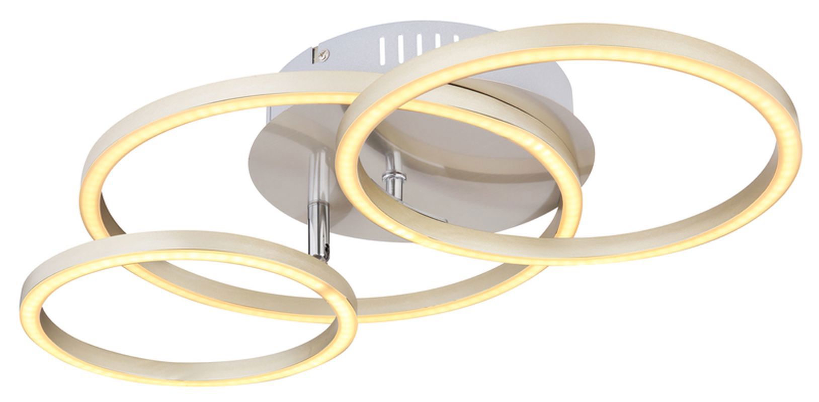 Изображение товара Люстра потолочная светодиодная GLOBO 67233-30N Kendy 2 м² теплый белый свет серый