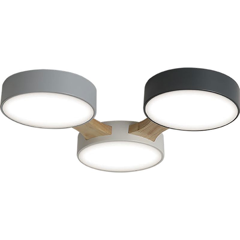 Изображение товара Люстра потолочная светодиодная Ritter 52070 2, скандинавский стиль, 15 м², теплый белый