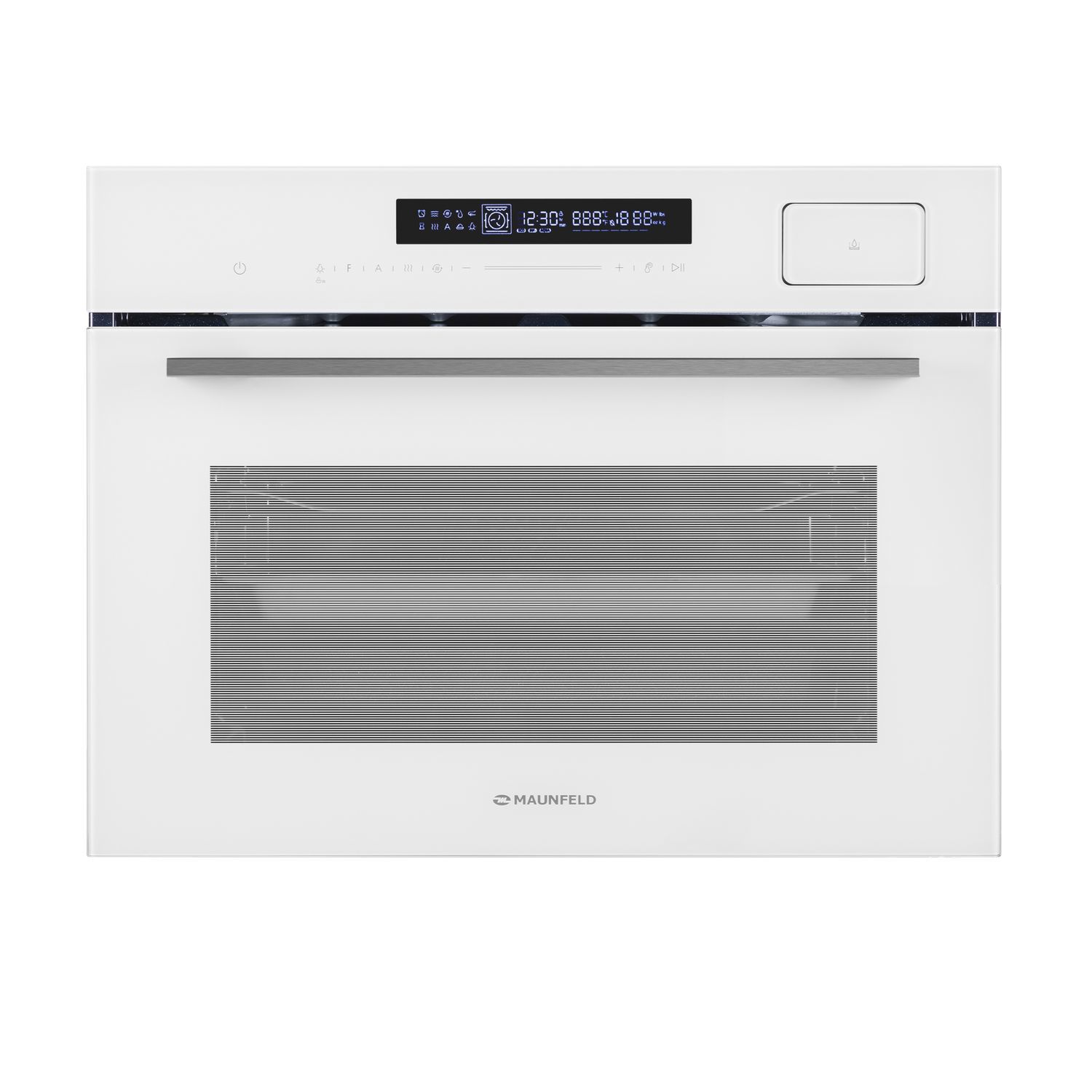 Изображение товара Электрический встраиваемый духовой шкаф Maunfeld Mcmo5016stgw 59.5x45.4x57.2 см цвет белый