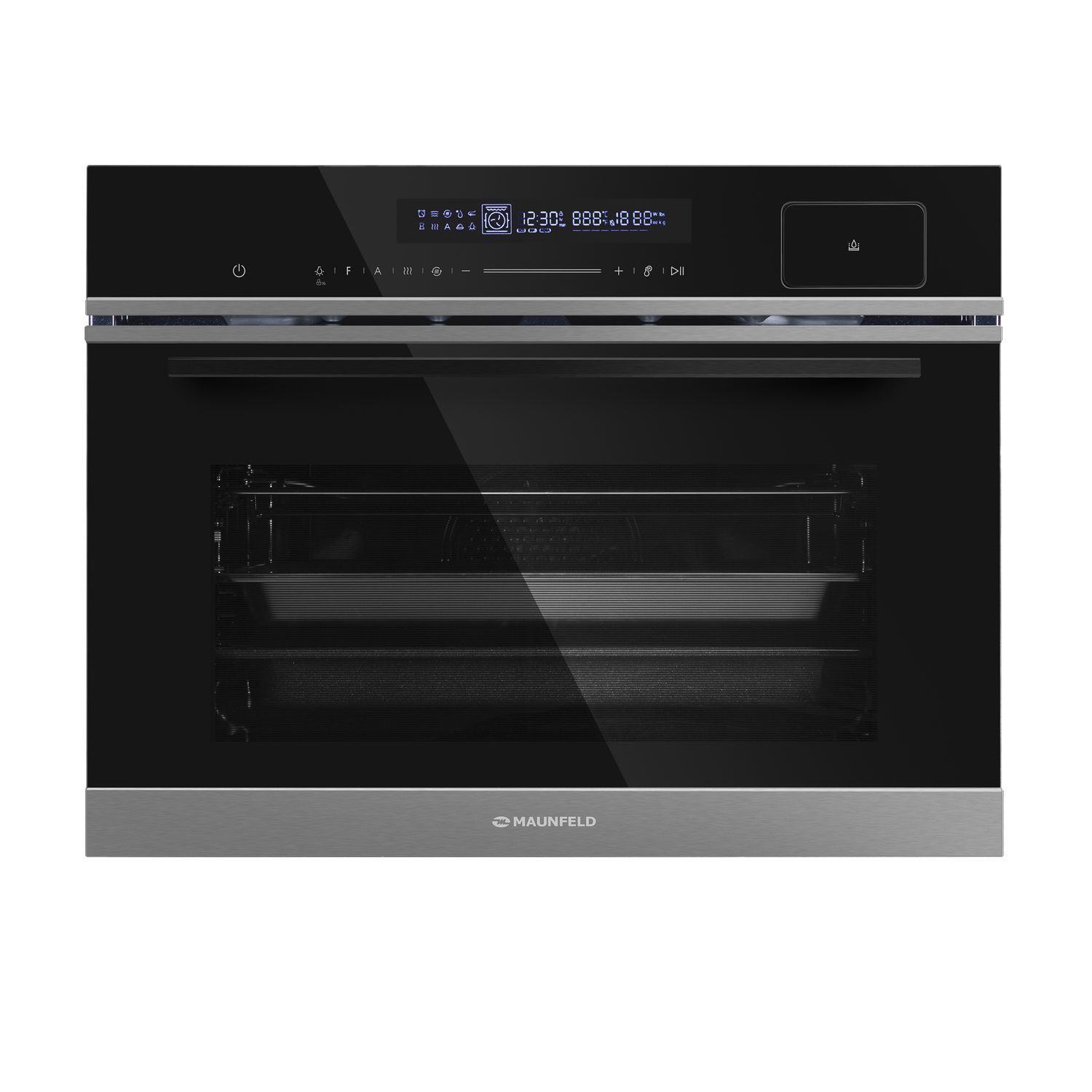 Изображение товара Электрический встроенный духовой шкаф Maunfeld MCMO5016STGB черный