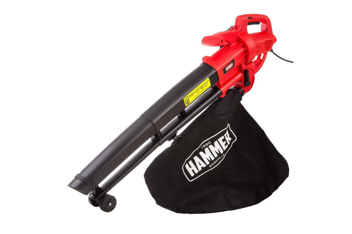 Изображение товара Сетевая воздуходувка Hammer VZD2000P 2000Вт пылесос воздуходувка с мешком