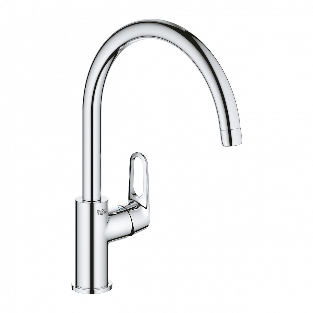 Изображение товара Смеситель для кухни GROHE Bauflow, хром Изображение товара Смеситель для кухни GROHE Bauflow, хром