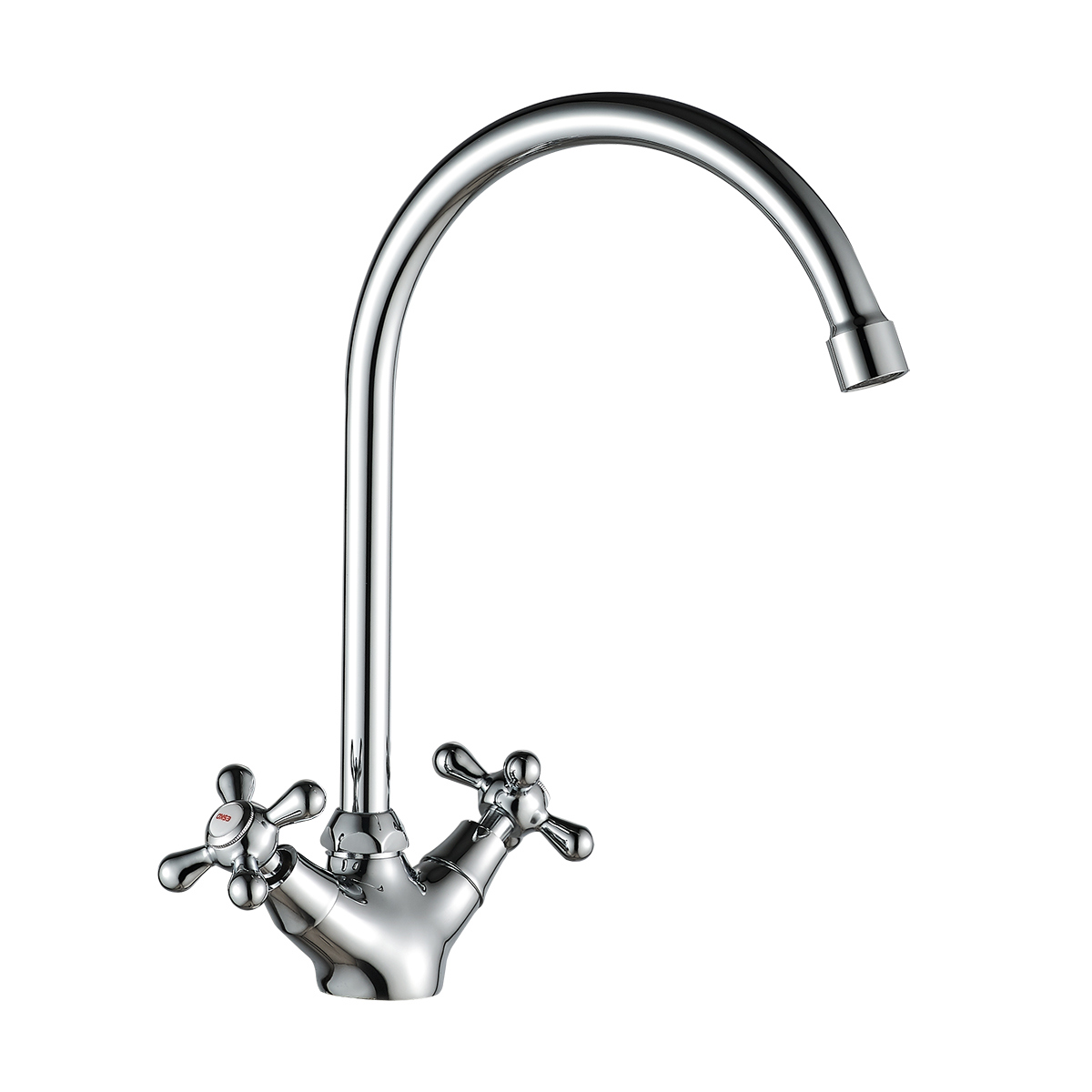 Изображение товара Смеситель для кухни 23.3 см ESKO с высоким изливом цвет серебристый VN06-2