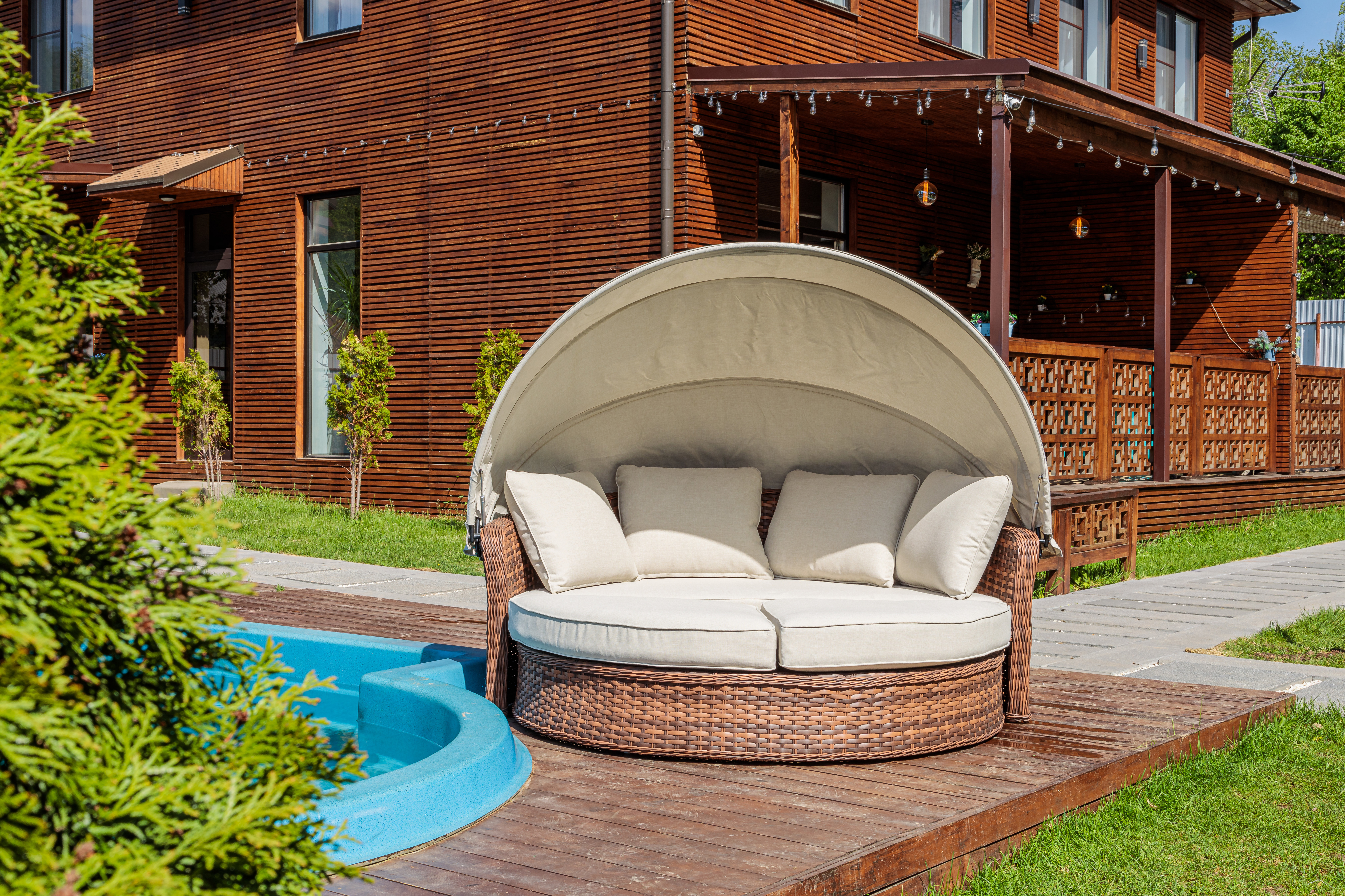 Изображение товара Шезлонг Royal family Виолетта 191 см алюминий полиэстер бежевый с регулятором