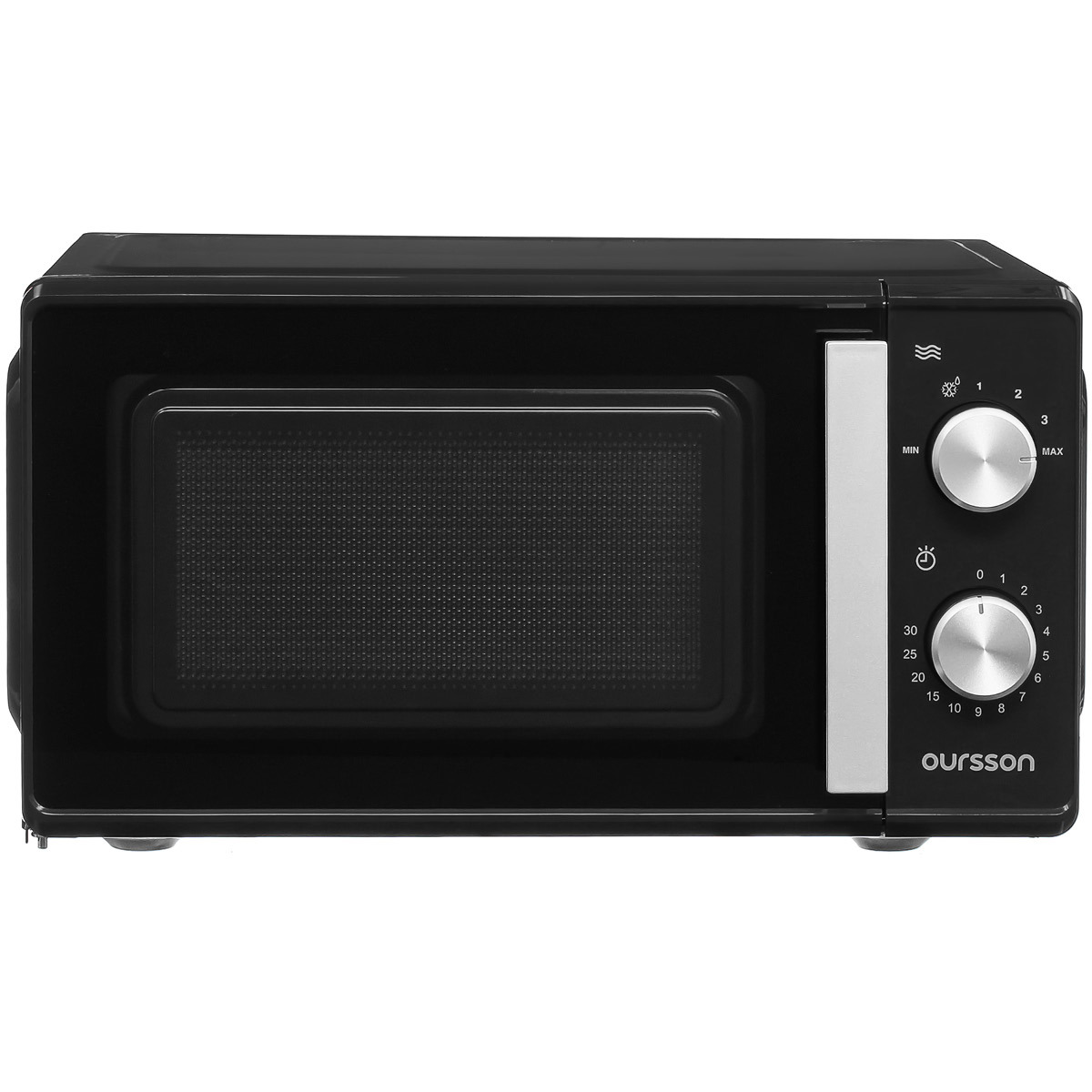 Изображение товара Отдельностоящая микроволновая печь Oursson Mm1702/bl 17 л 44.6x24.3x35.3 см цвет черный