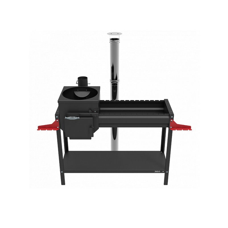 Изображение товара Мангал Grillver Искандер 64.50x150.50x247 см толщина 3 мм