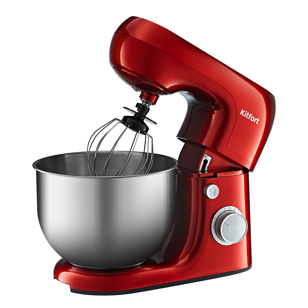 Изображение товара Планетарный миксер Kitfort КТ-3018-1 800 Вт красный надежный мощный
