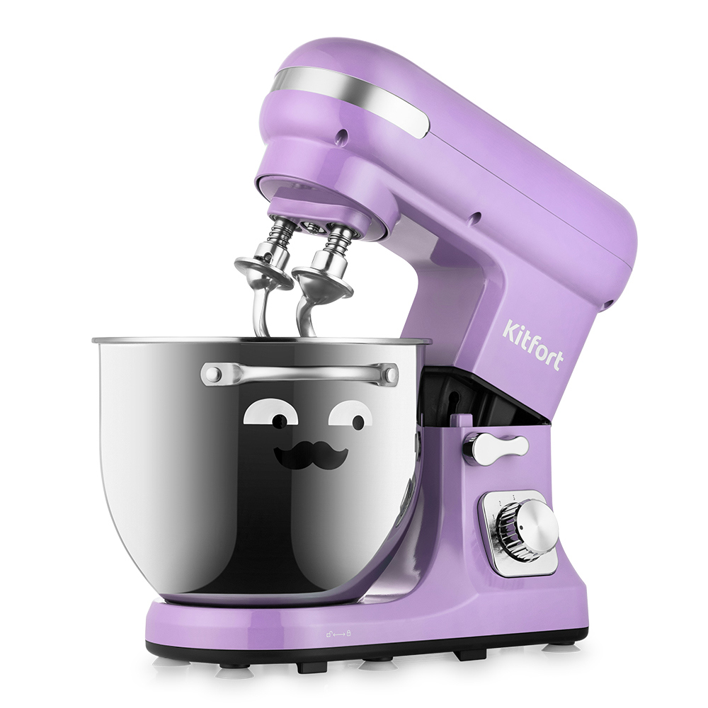 Изображение товара Планетарный миксер Kitfort КТ-3416 1400 Вт стильный цвет лаванда